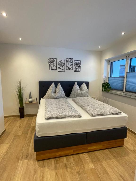 Postel nebo postele na pokoji v ubytování Ferienwohnung Eder