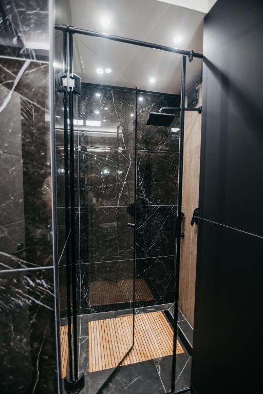 Koupelna v ubytování Apartman 37 Aranđelovac