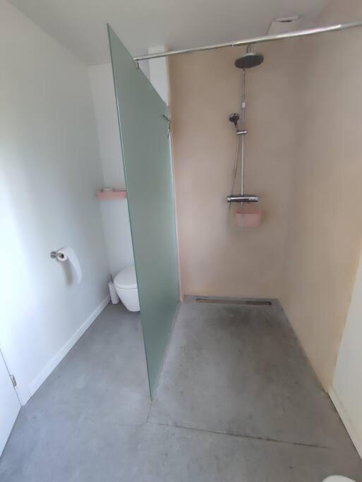 Koupelna v ubytování Huis Belijn