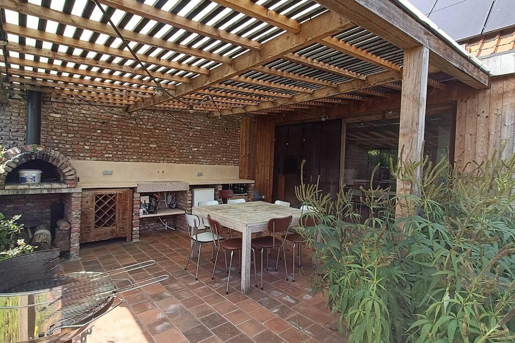 Patio nebo venkovní prostory v ubytování Huis Belijn