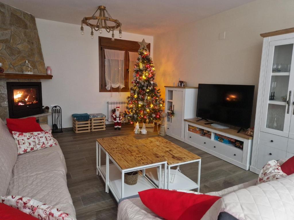 Posezení v ubytování Casa Rural Villa Cárcavas