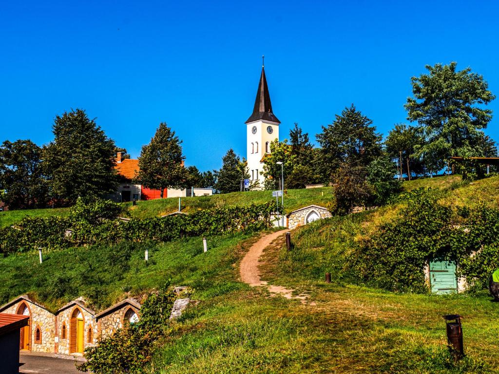 Příroda nedaleko venkovského domu