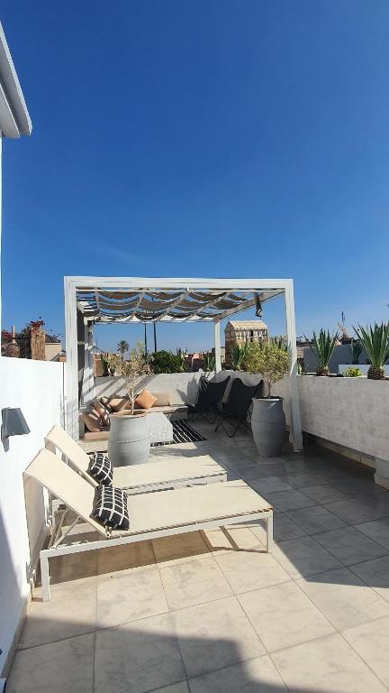 Balkón nebo terasa v ubytování Riad-283 - 5 chambres avec piscine - Marrakech