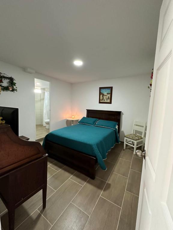 Postel nebo postele na pokoji v ubytování Casa colonial filandia