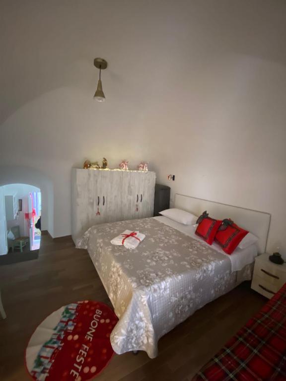 Postel nebo postele na pokoji v ubytování Al Vicolo di Ercolano
