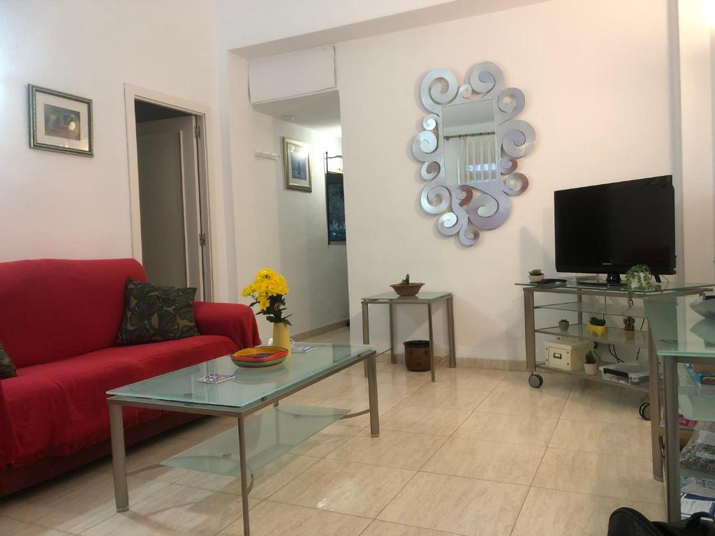 TV a/nebo společenská místnost v ubytování La Manga Club 2 Bed Apartment Great location