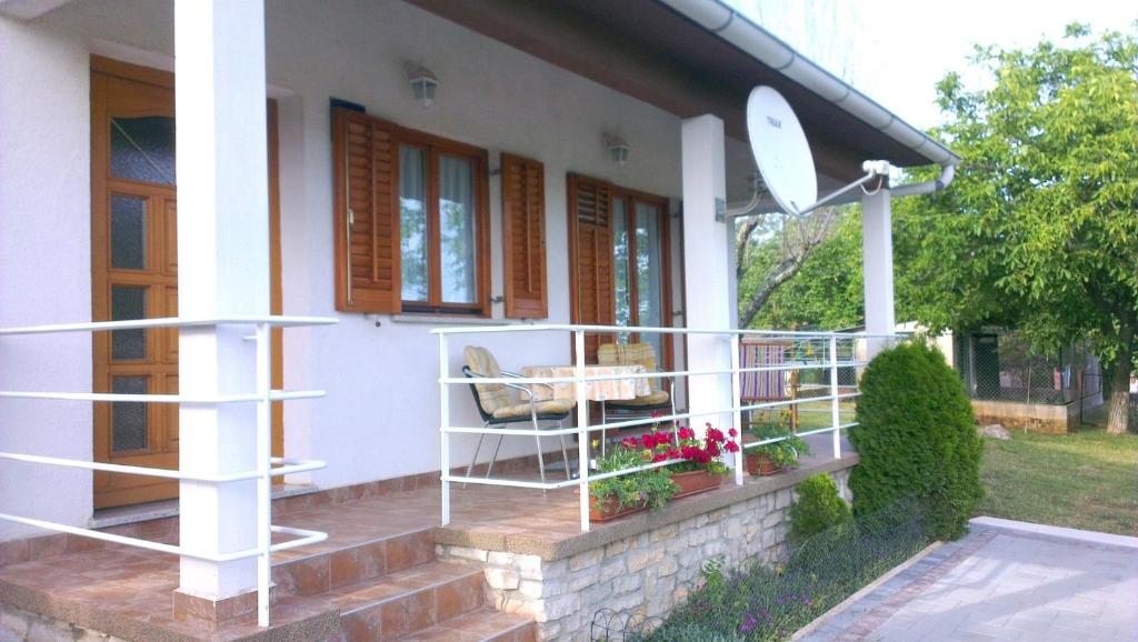 Balkón nebo terasa v ubytování Apartment Ana