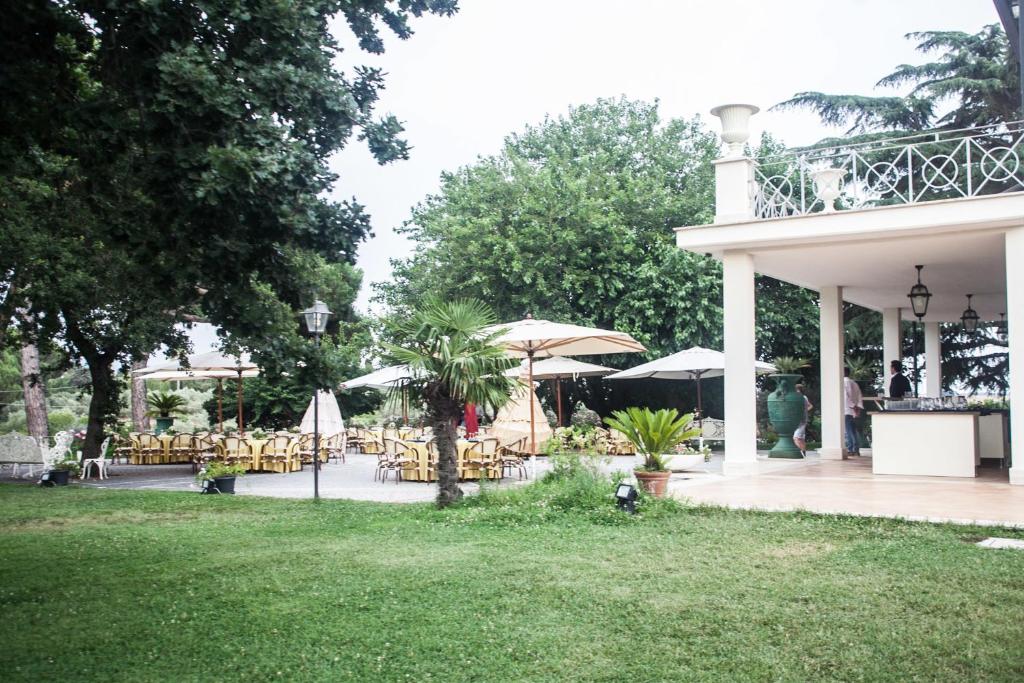 Zahrada ubytování Villa Strampelli