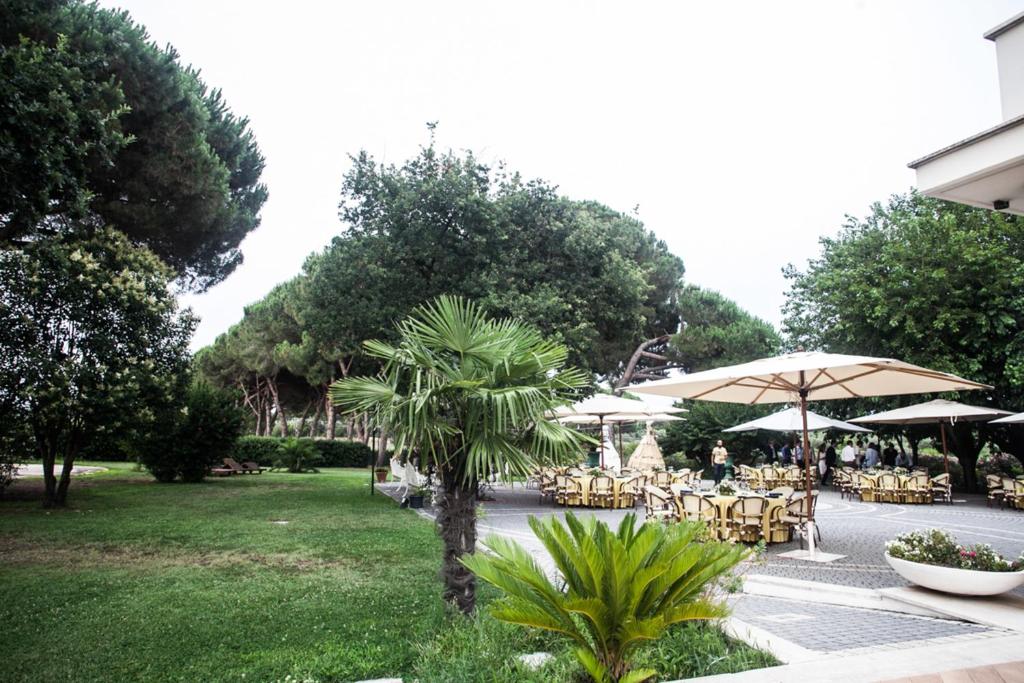 Zahrada ubytování Villa Strampelli