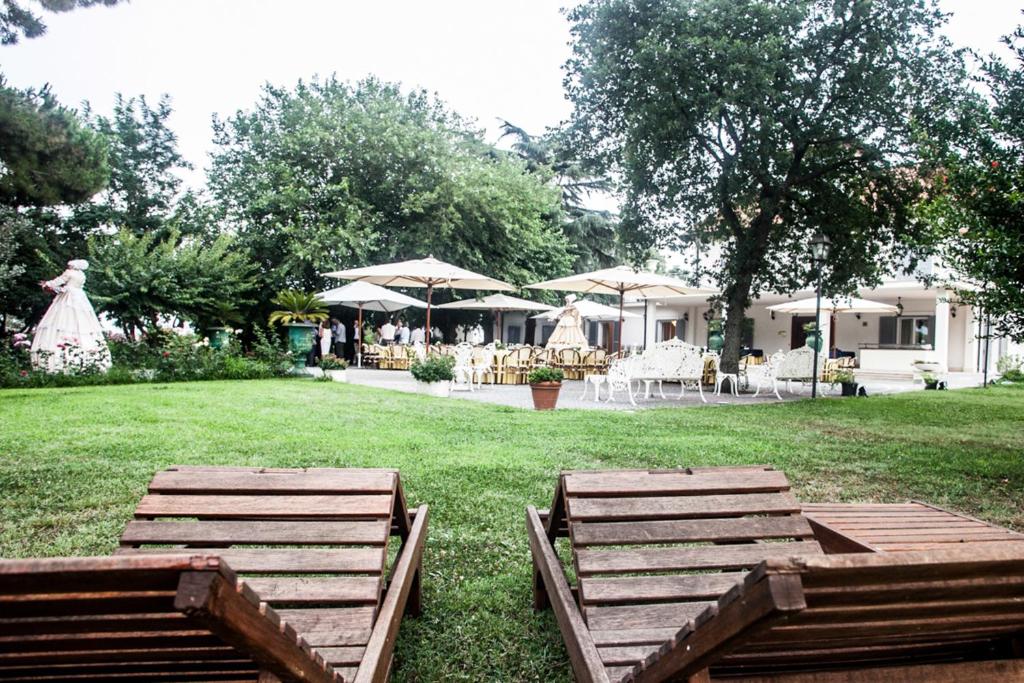 Zahrada ubytování Villa Strampelli