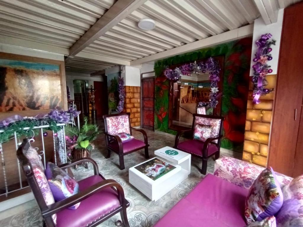 Posezení v ubytování hotel el opita