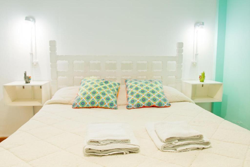 Katil atau katil-katil dalam bilik di Pleno Centro