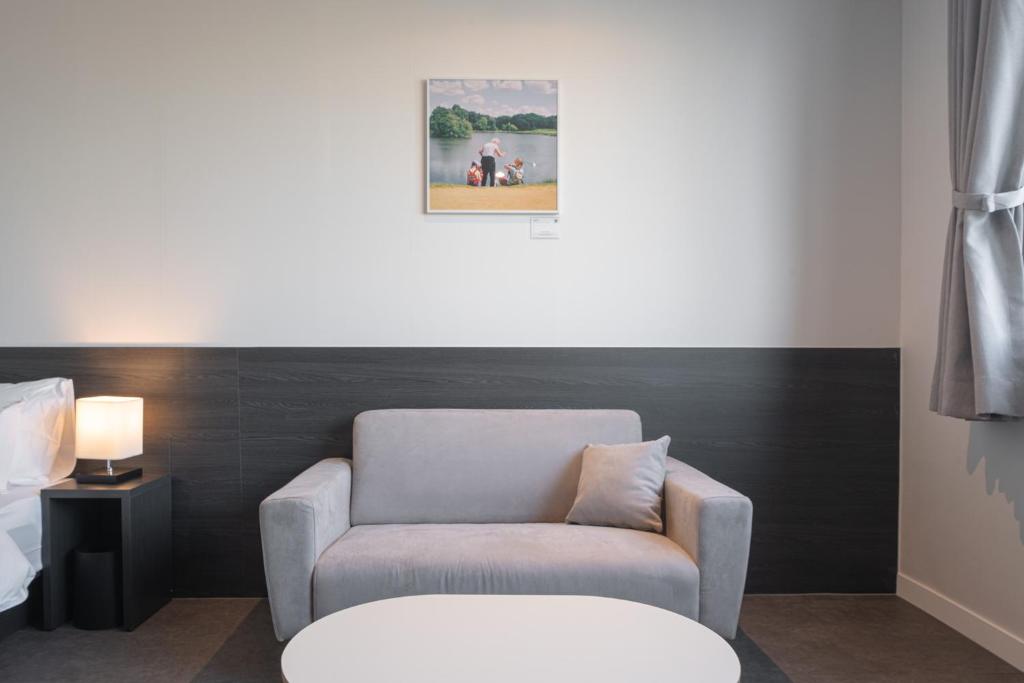 Posezení v ubytování Workers Hotel Daejeon by Aank