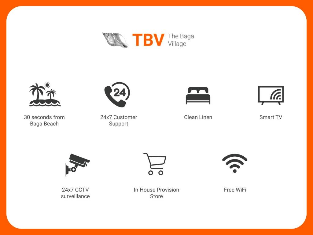Certifikát, hodnocení, plakát nebo jiný dokument vystavený v ubytování The Baga Village-TBV