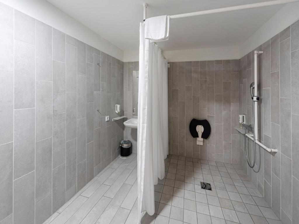 Koupelna v ubytování B&B Hotel Dessau