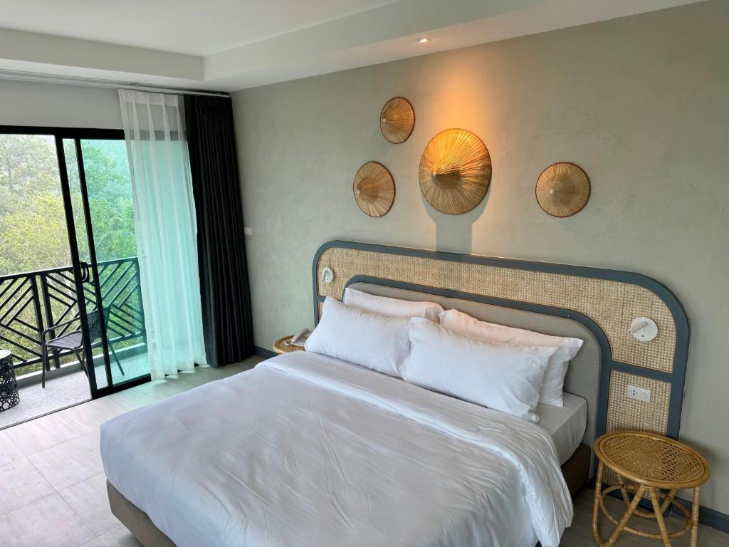 Postel nebo postele na pokoji v ubytování Keereen Resort - Ao Nang Krabi