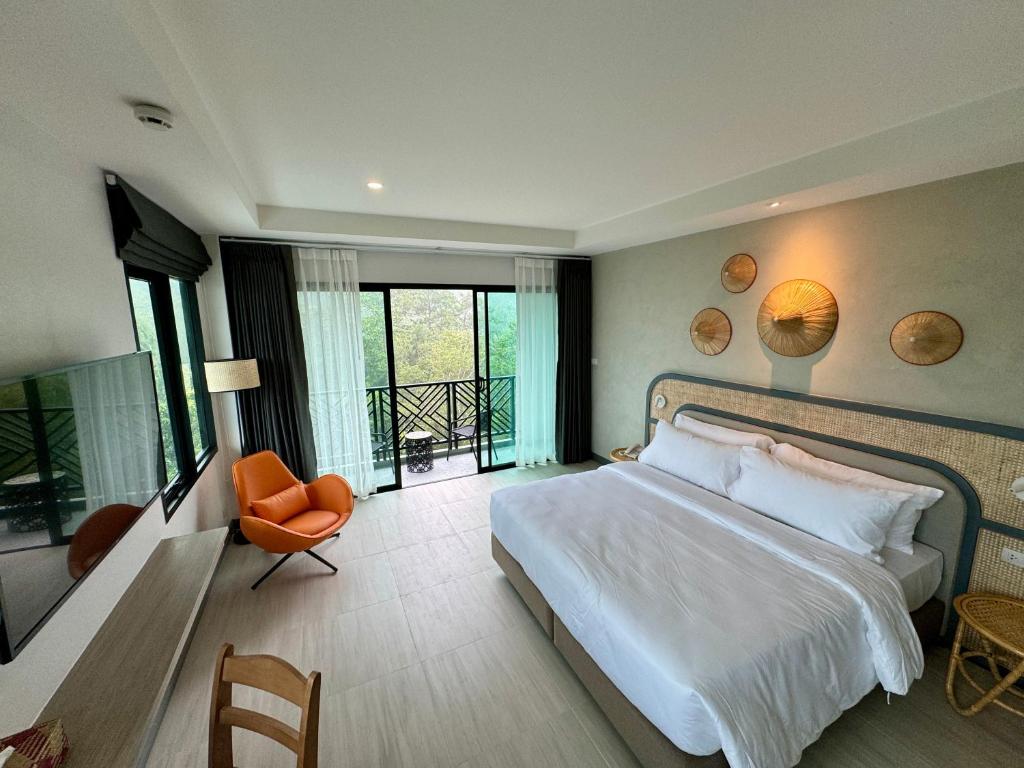 Postel nebo postele na pokoji v ubytování Keereen Resort - Ao Nang Krabi