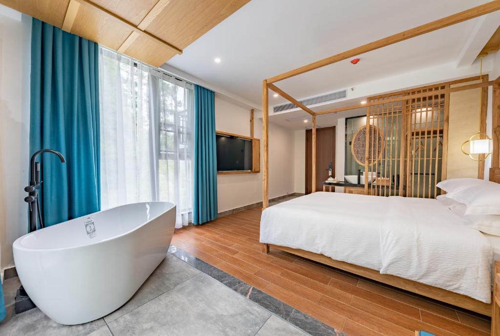 Zhangjiajie Qiquan Vacation B&B - Habitación Doble Con Balcón