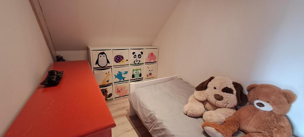Postel nebo postele na pokoji v ubytování Villa des Climats Bourgogne