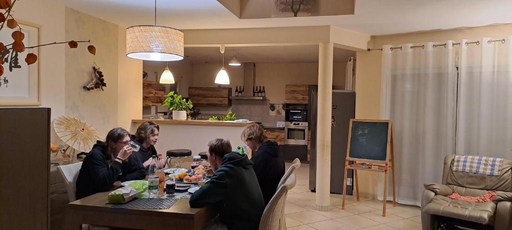 Posezení v ubytování Villa des Climats Bourgogne