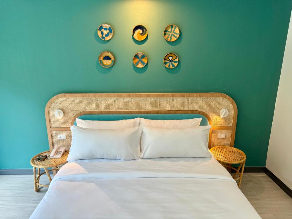 Postel nebo postele na pokoji v ubytování Keereen Resort - Ao Nang Krabi