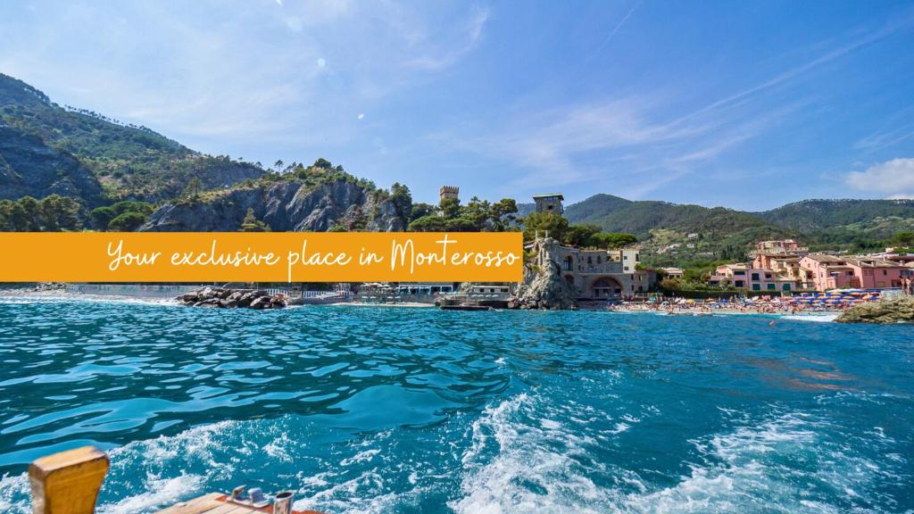 a view of a body of water from a boat at La Casa del Gigante Luxury Collection in Monterosso al Mare