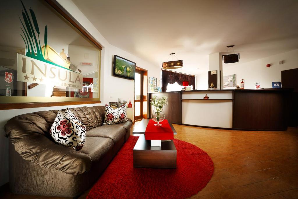 Posezení v ubytování Hotel Insula