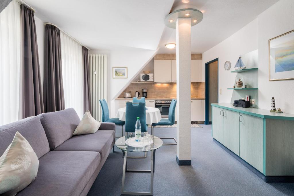 Kuchyň nebo kuchyňský kout v ubytování Gästehaus Gelsenkirchen