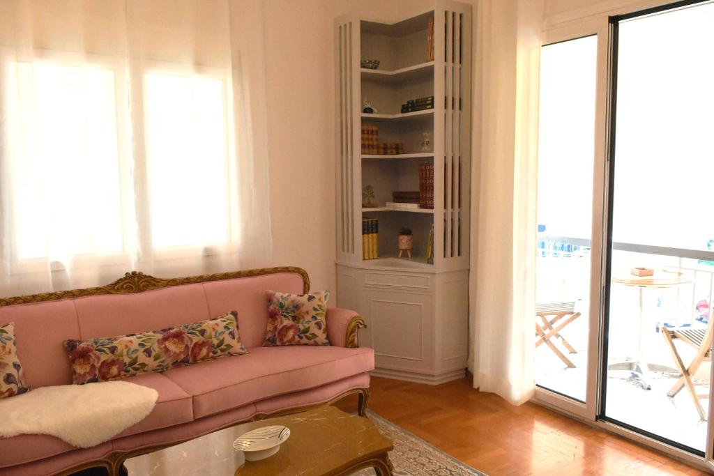 Posezení v ubytování Ellis house