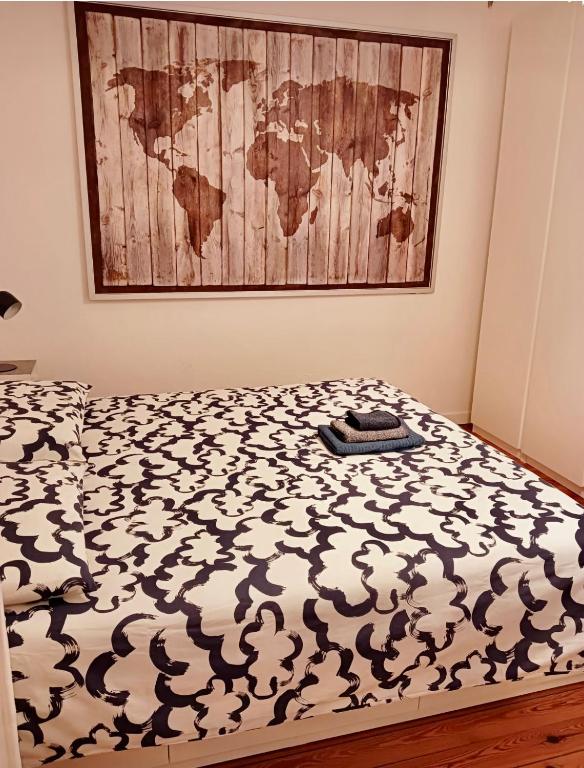 Postel nebo postele na pokoji v ubytování Canottieri home