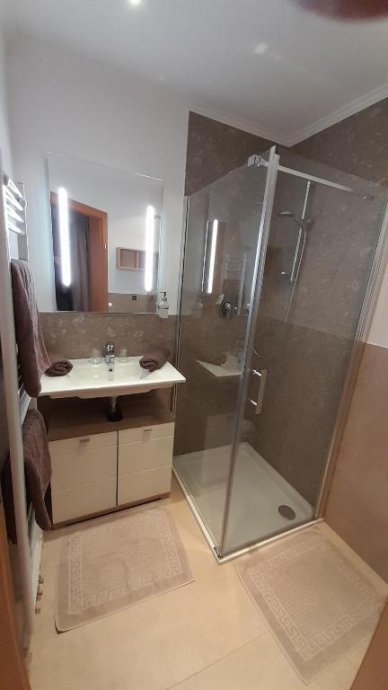 Kúpeľňa v ubytovaní Apart Conny