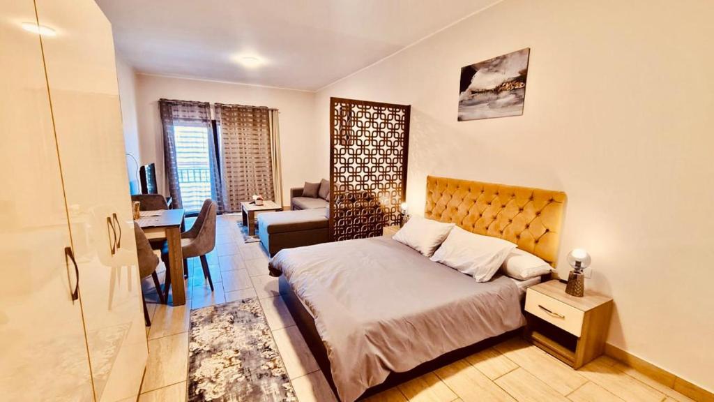 Postel nebo postele na pokoji v ubytování bosha