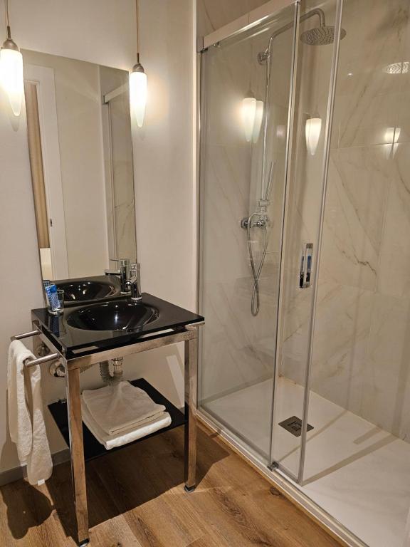 Koupelna v ubytování Hotel Villasegura