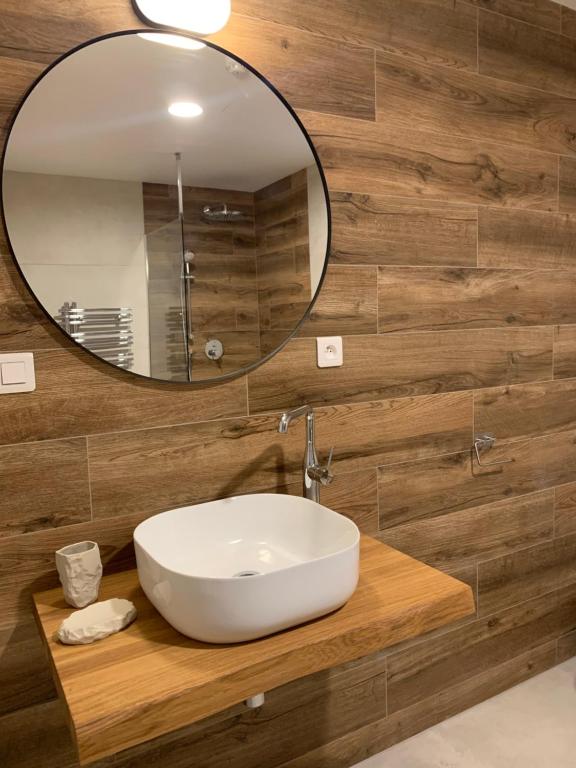 Koupelna v ubytování Apartmány Ski&Bike Siréna