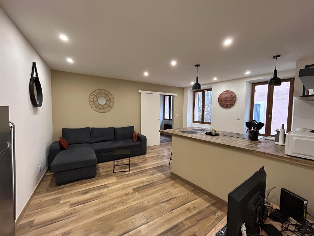 Posezení v ubytování Appartement chaleureux en hyper centre de Gap