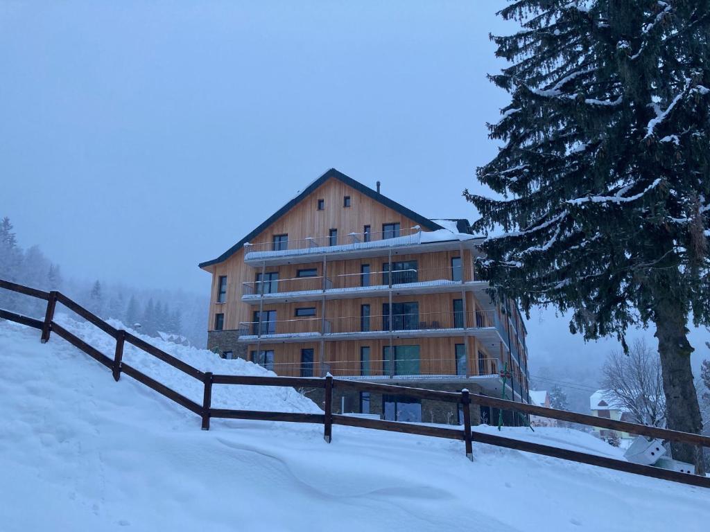Apartmány Ski&Bike Siréna v zimě