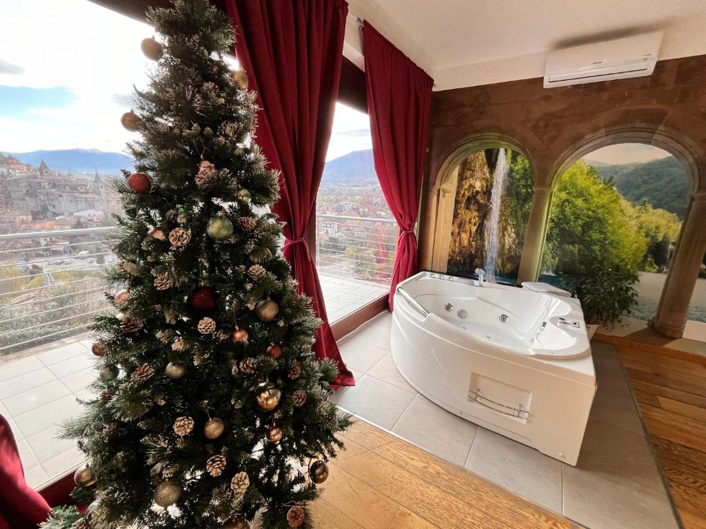 Nespecifikovaný výhled na hory nebo výhled na hory při pohledu z bed and breakfast