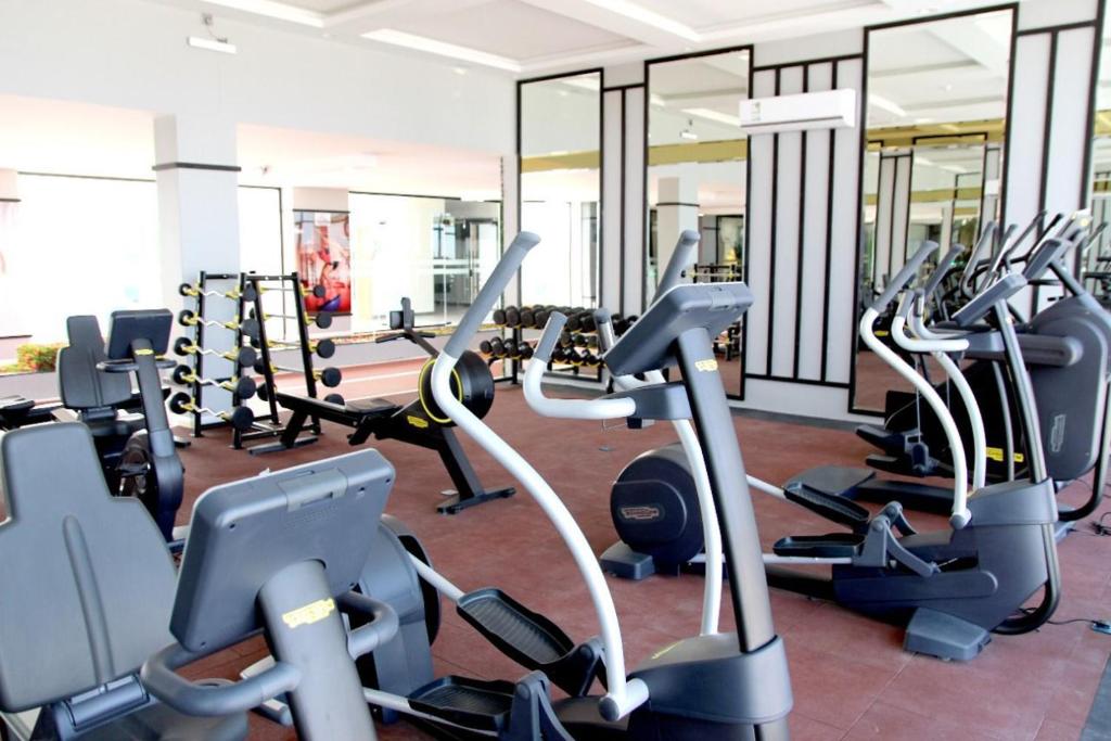 Fitness centrum a/nebo fitness zařízení v ubytování خيالى2