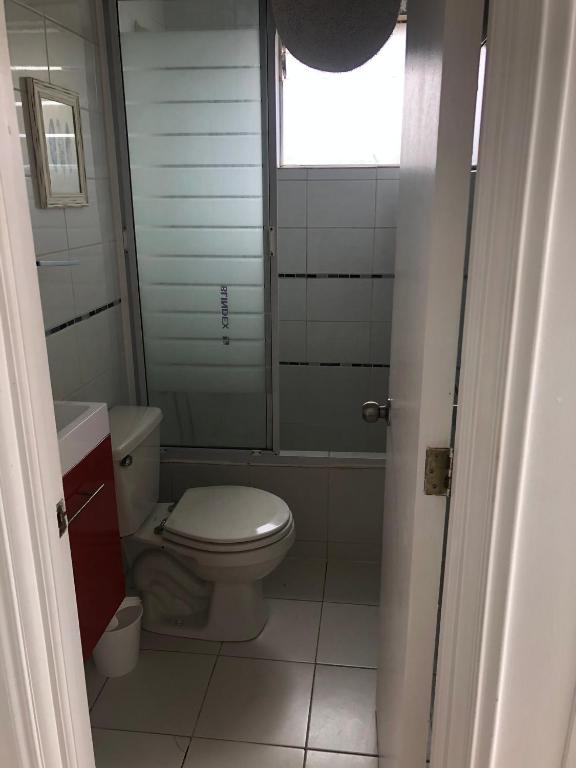 Koupelna v ubytování Hostal Napoli