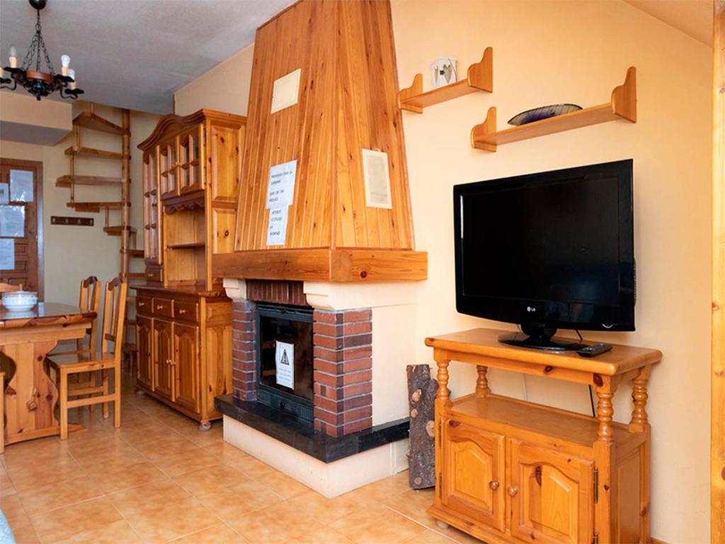 Kuchyň nebo kuchyňský kout v ubytování Apartamentos Villanua 3000