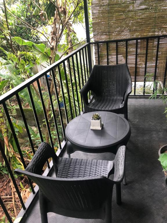 Balkón nebo terasa v ubytování SERENE HOME