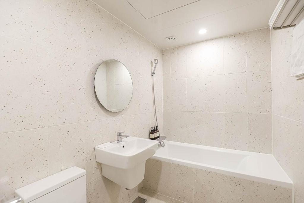 Koupelna v ubytování Aank Hotel Daejeon Yuseong 1st