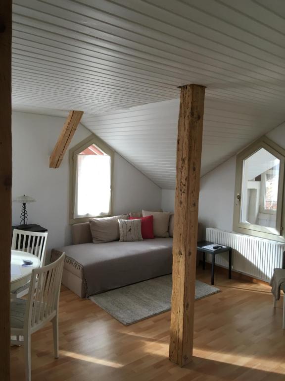 Posezení v ubytování B3 Apartment
