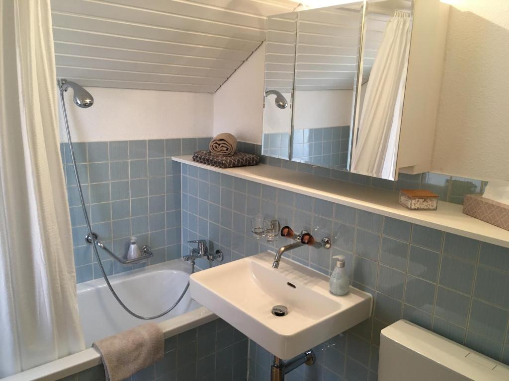 Koupelna v ubytování B3 Apartment