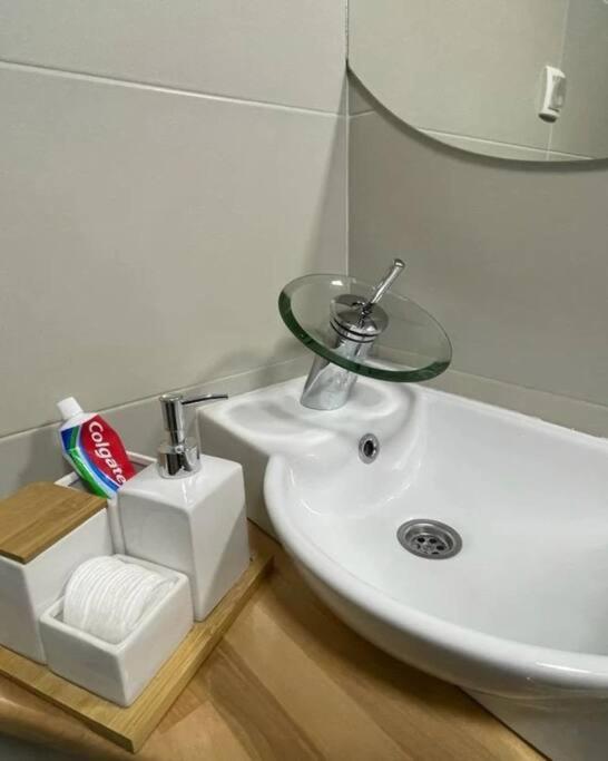 Koupelna v ubytování Apartman Element
