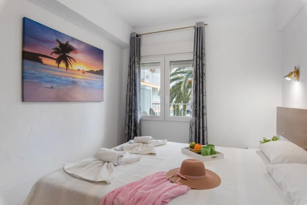 Postel nebo postele na pokoji v ubytování Apartment Penyon - PlusHolidays