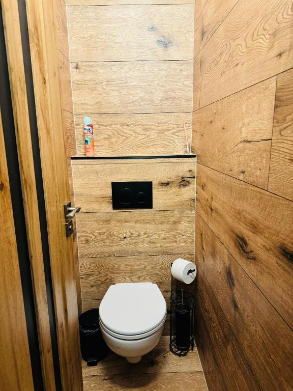 Koupelna v ubytování Apartmány KAMZÍK Donovaly