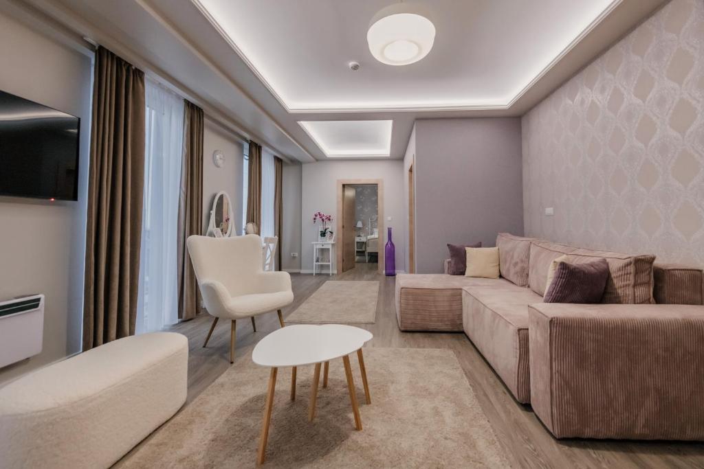 Posezení v ubytování Apartments & rooms Beli Dvor