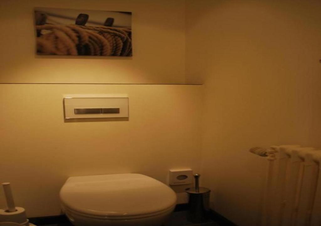 Koupelna v ubytování Hotel Rubens