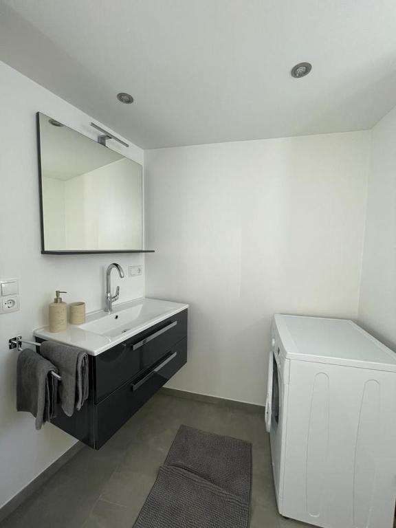 Kuchyň nebo kuchyňský kout v ubytování Ferienwohnung Jägerheim